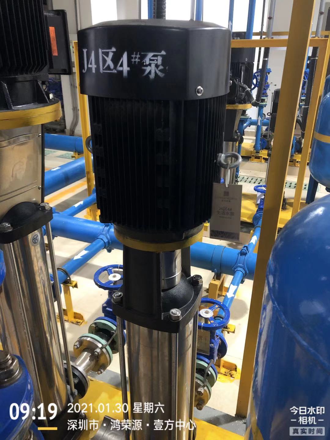 壹城中心生活水泵设备供货安装(图6)