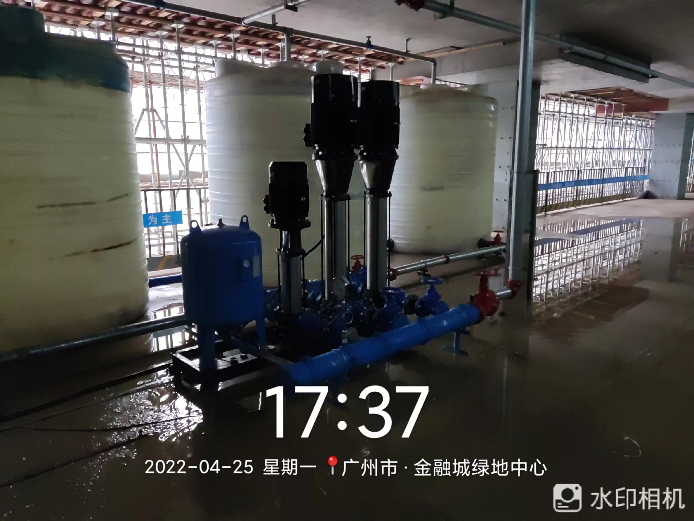广州金融城临时泵组供货(图2)